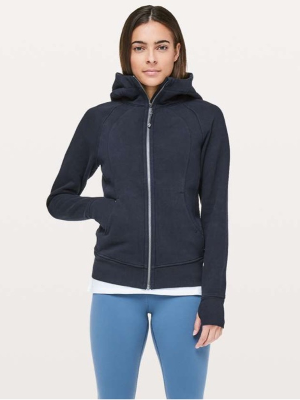 Lululemon Scuba Hoodie in Navy cotton fleece